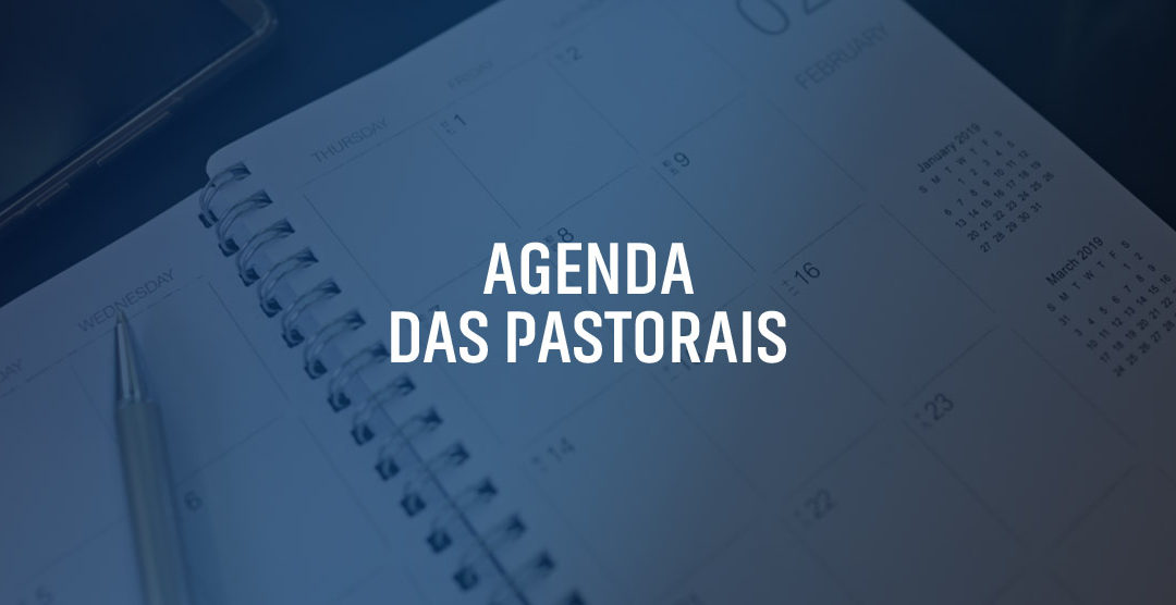Agenda das Pastorais